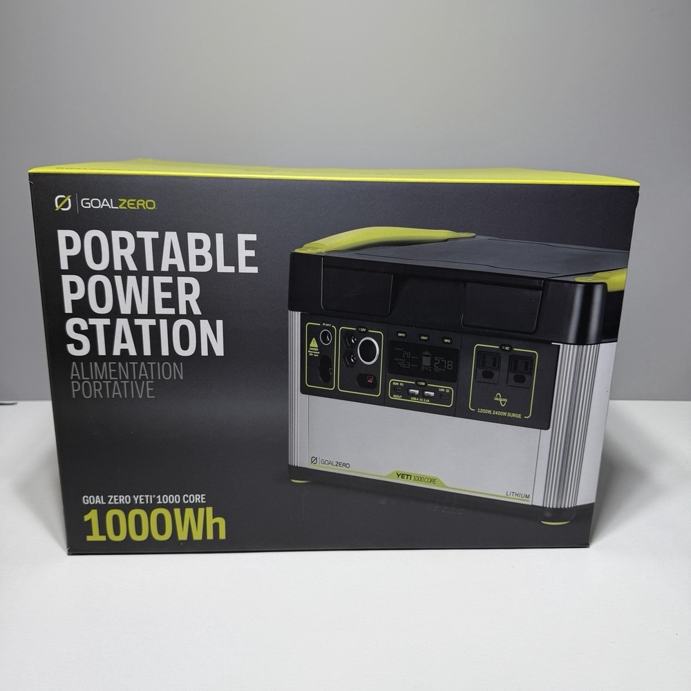 Goal Zero Yeti 1000X Portable Power Station 1000Wh - TESTED FULLY FUNCTIONAL
